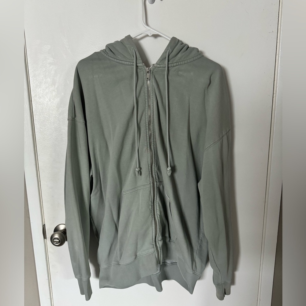Brandy Melville Sage Zip Up